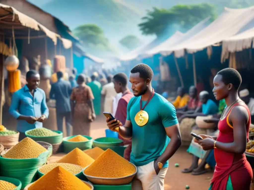 Mercado africano rural: criptomonedas en lucha contra la pobreza, tradición e innovación