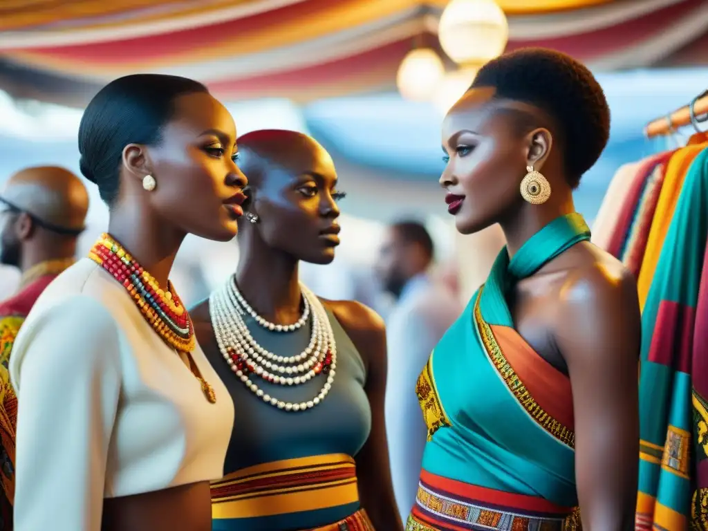 Moda ética: diseñadores africanos inspirados en vibrantes telas de mercado