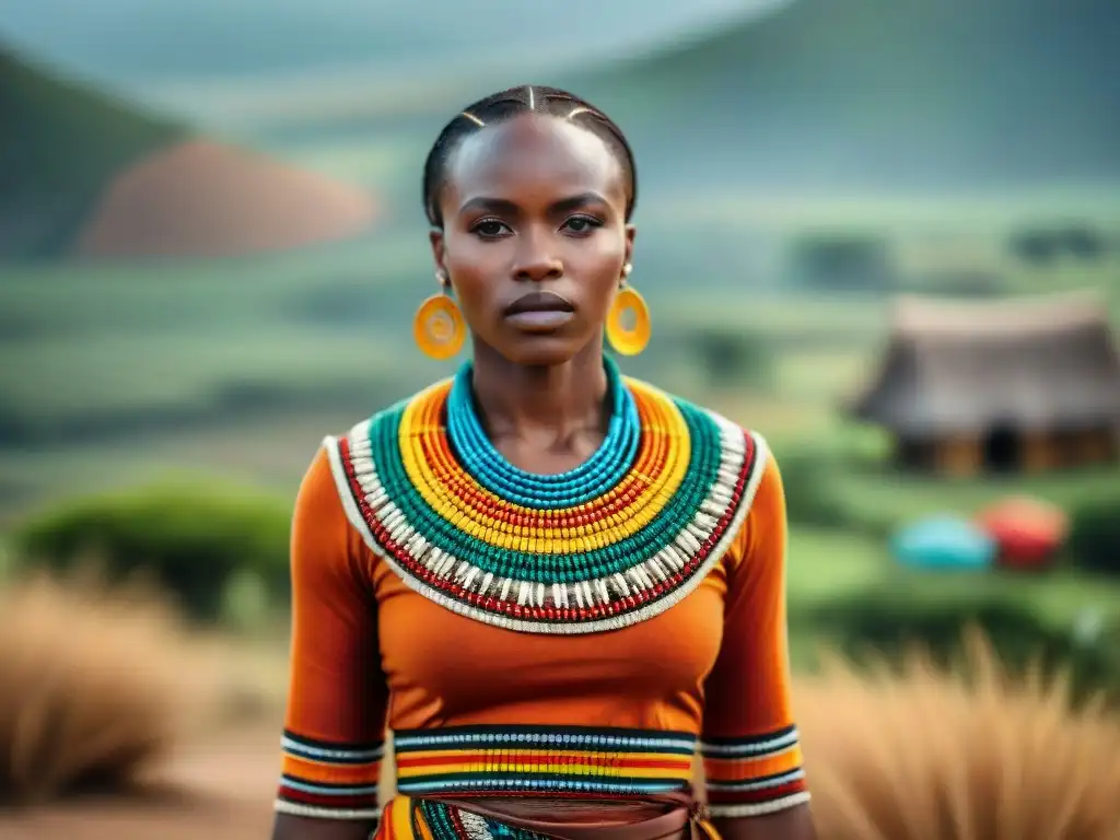 Mujeres africanas unidas: resistencia y determinación Mujeres africanas unidas en determinación y resistencia, rodeadas de naturaleza y cultura, desafiando narrativas coloniales a través de la literatura