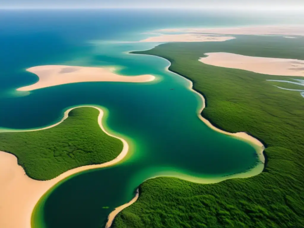 Un oasis de biodiversidad: Parque Nacional Banco Arguin en Mauritania, con humedales, dunas y aves migratorias