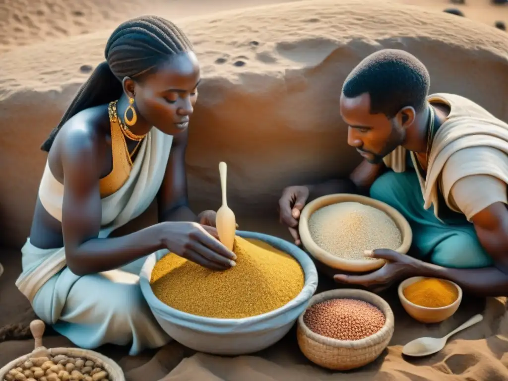 Descubrimiento arqueológico en el Reino de Kush: restos de alimentos antiguos africanos