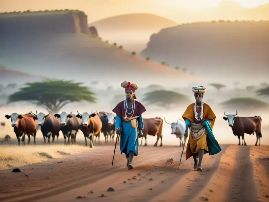 Un retrato fascinante de los nómadas Fulani en la extensa sabana de África Occidental