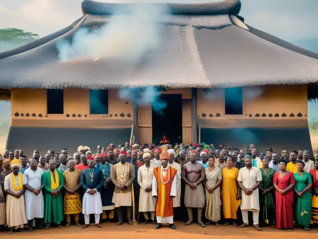 Un ritual africano en contraste con el colonialismo impacto sincretismo religioso africano