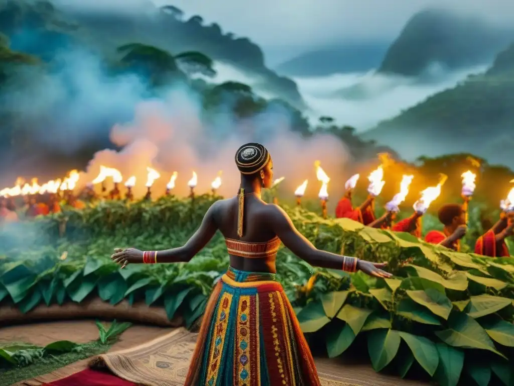 Ritual de Candomblé en Brasil: sincretismo africano en América Latina con danzas, vestimentas y energía espiritual