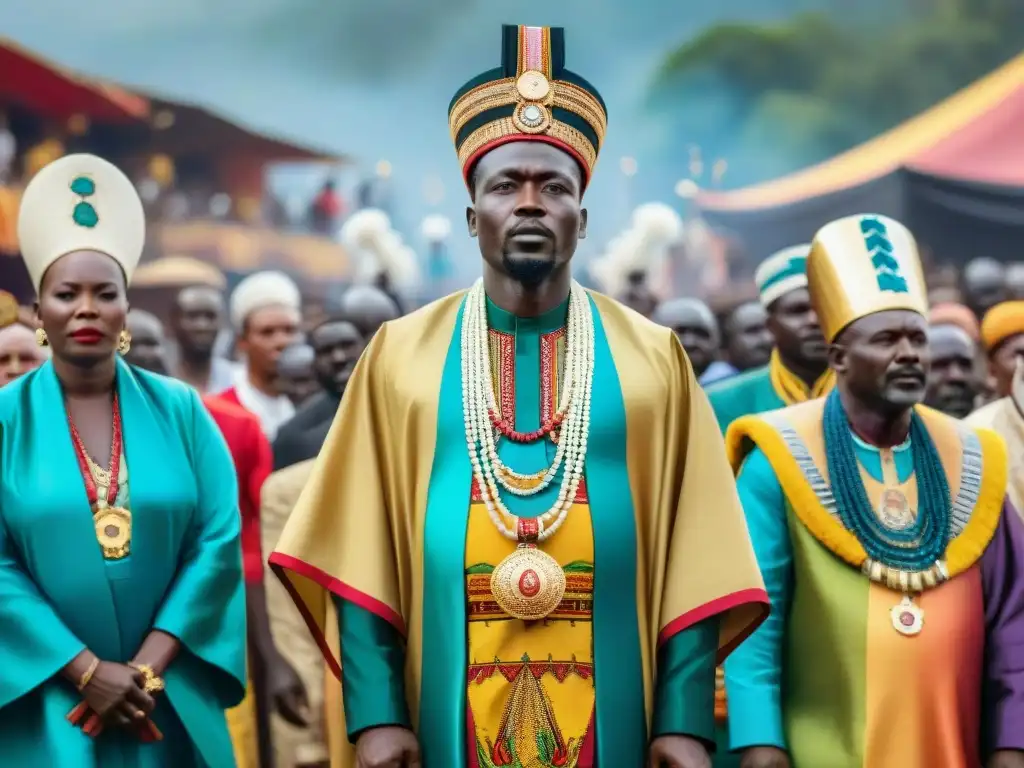 Rituales de coronación en África: Celebración colorida y majestuosa de la coronación de un rey en Uganda