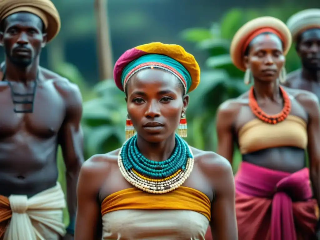 Rituales de entierro en África: Celebración de danzas y colores en un remoto pueblo africano