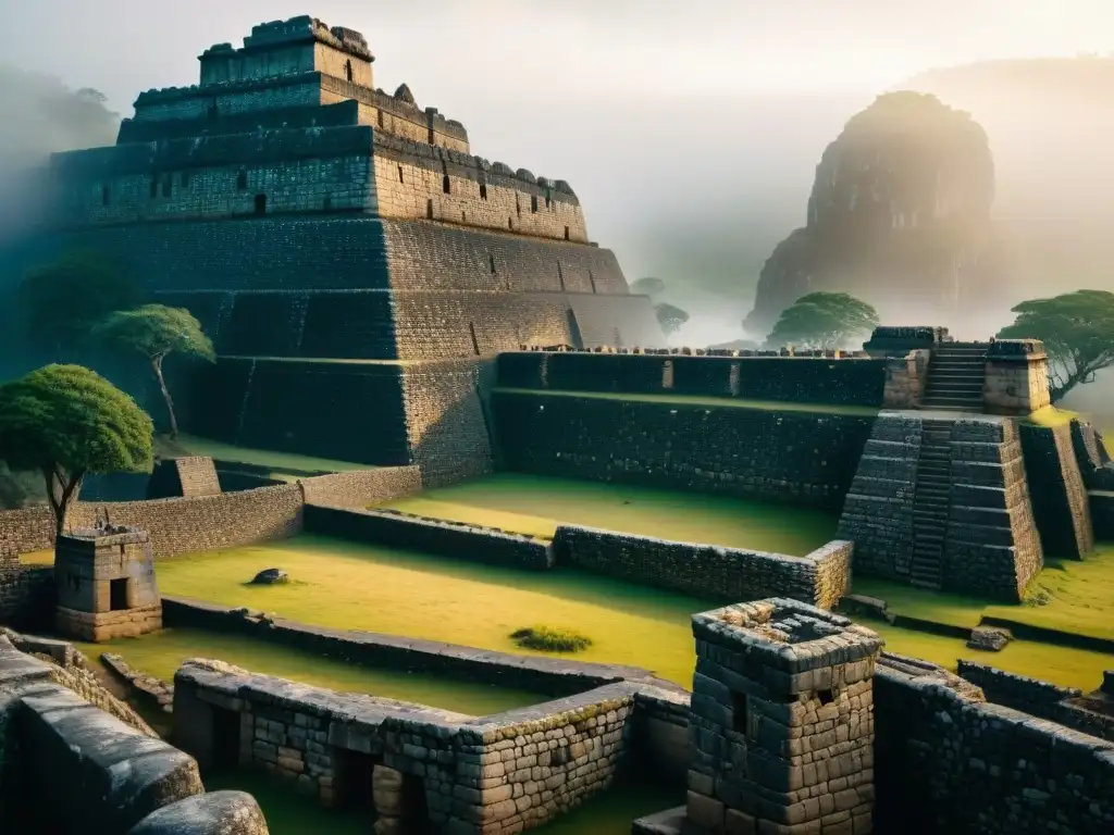 Ruinas detalladas de Great Zimbabwe, destacando la arquitectura y la ingeniería avanzada de las civilizaciones africanas influencia global