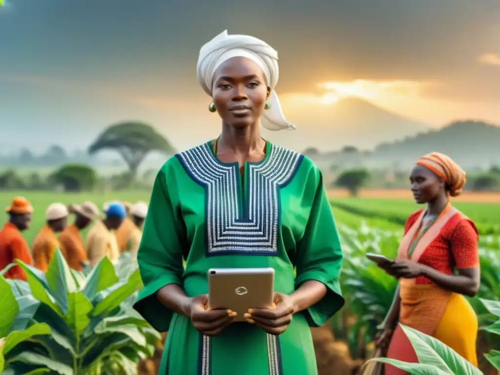 Transformación del sector agrícola en África: Agricultores africanos combinan tradición con tecnología blockchain en sus operaciones agrícolas