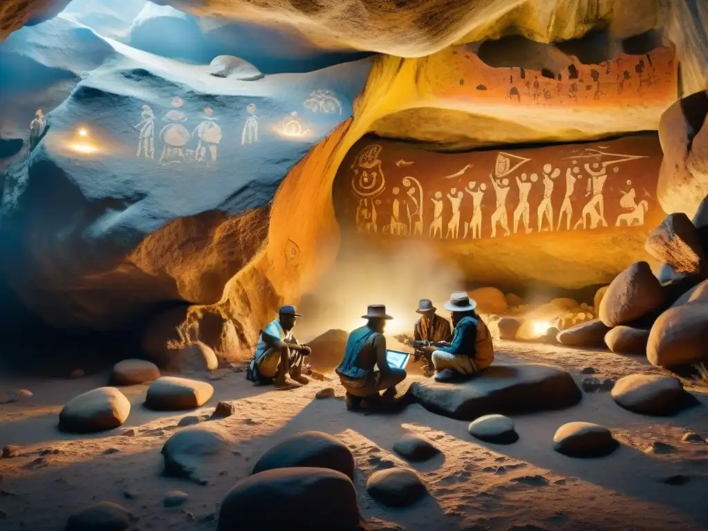 Explorando el significado del arte rupestre en civilizaciones africanas, arqueólogos usan tecnología avanzada en una cueva remota