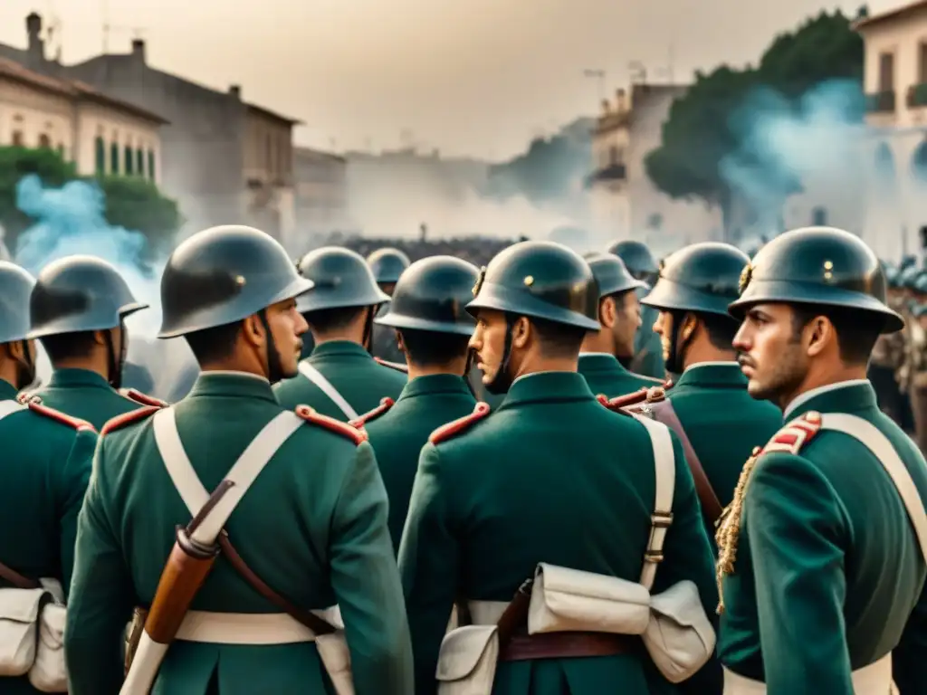 Soldados argelinos en la Batalla de Argelia independencia África, mostrando determinación en sus ojos en medio de la guerra urbana