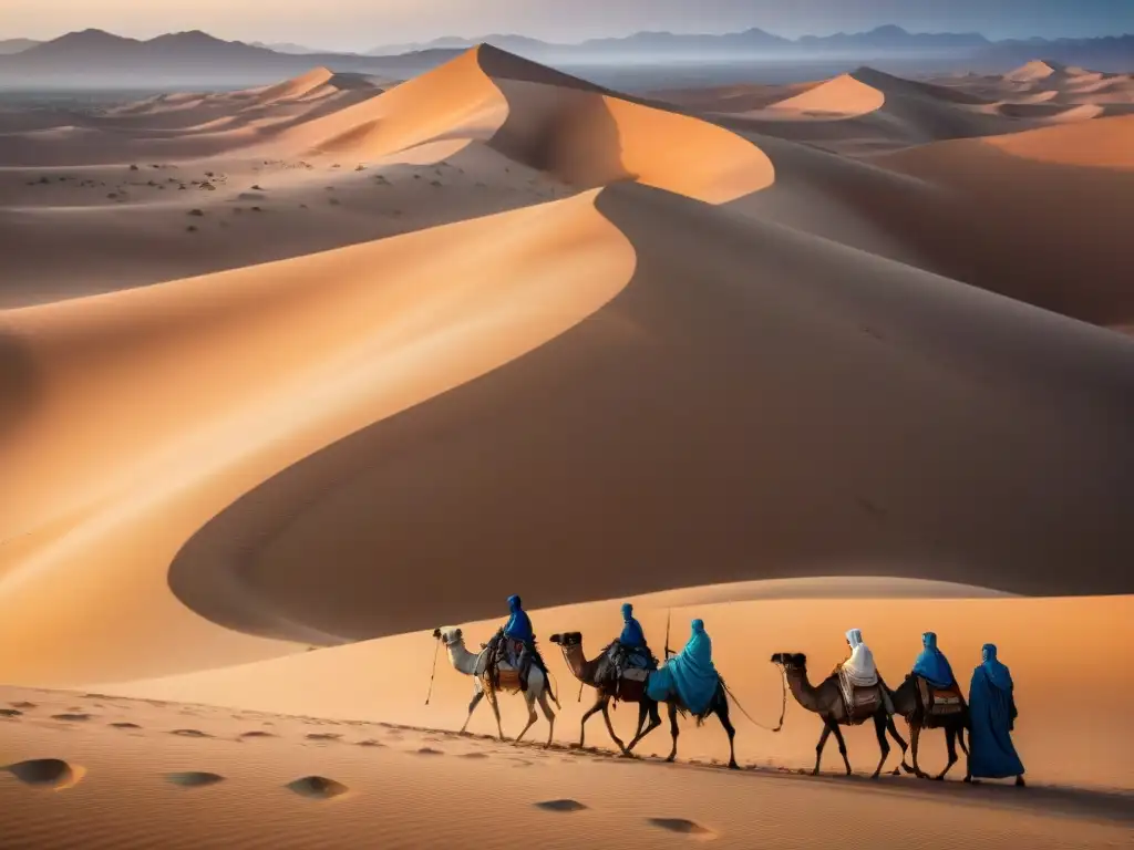 Viaje al pasado: Comercio Transahariano, esclavitud y emancipación en el Sahara al atardecer