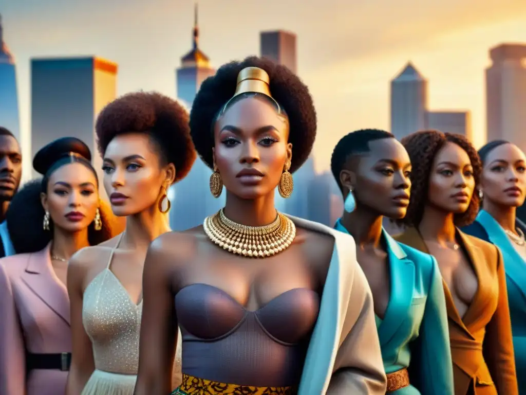 Una vibrante representación de la diversidad y empoderamiento de la diáspora africana en la industria de la belleza