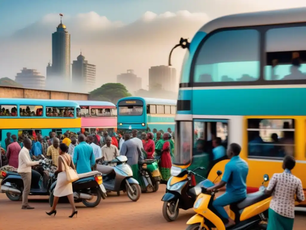 Vibrante escena de transporte urbano en África: diversidad, movimiento y oportunidades de inversión