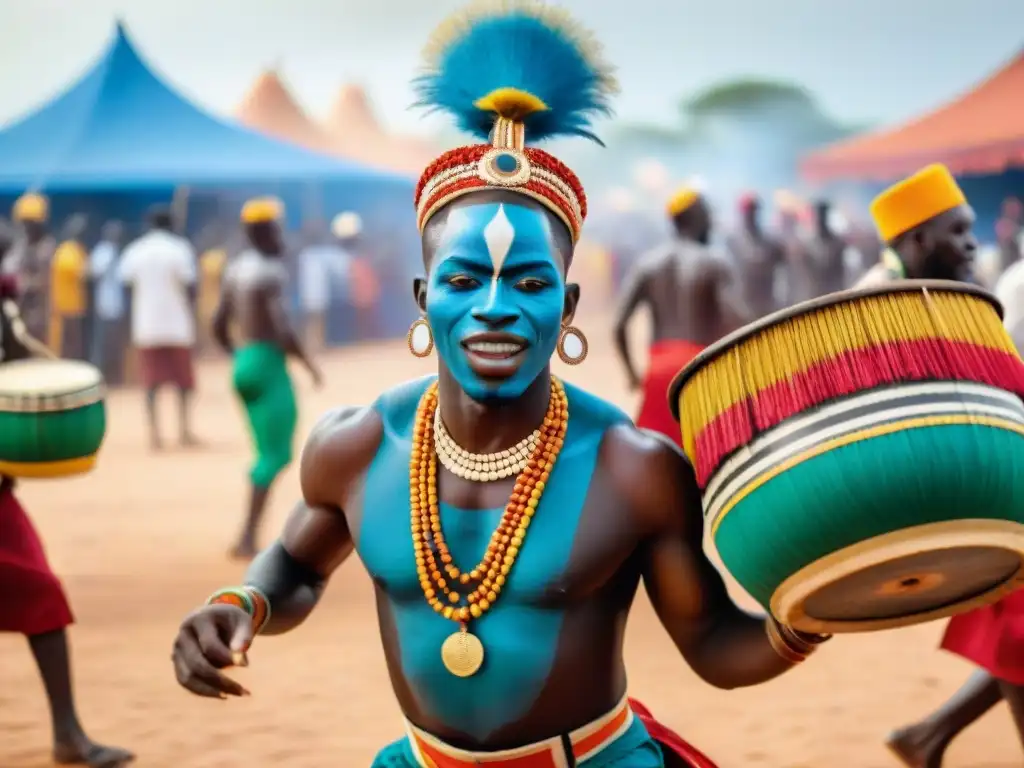 Un vibrante festival en Benín, África Occidental