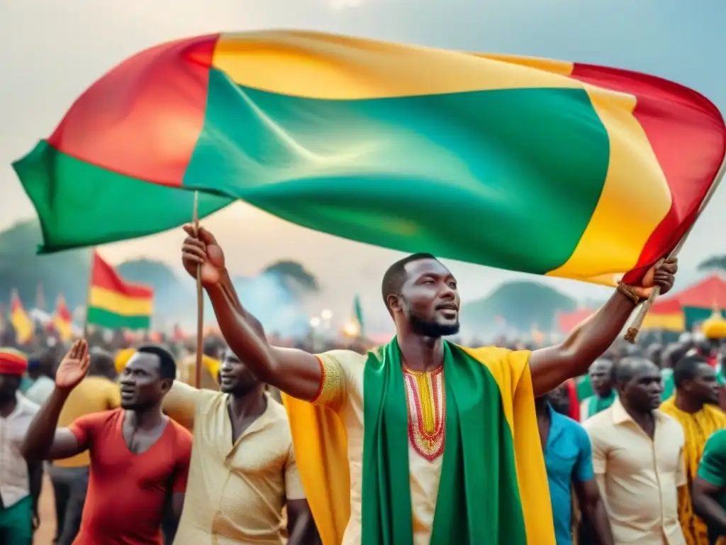 Celebración vibrante del Día de la Independencia en Togo, reflejando la lucha y la identidad del pueblo togolés