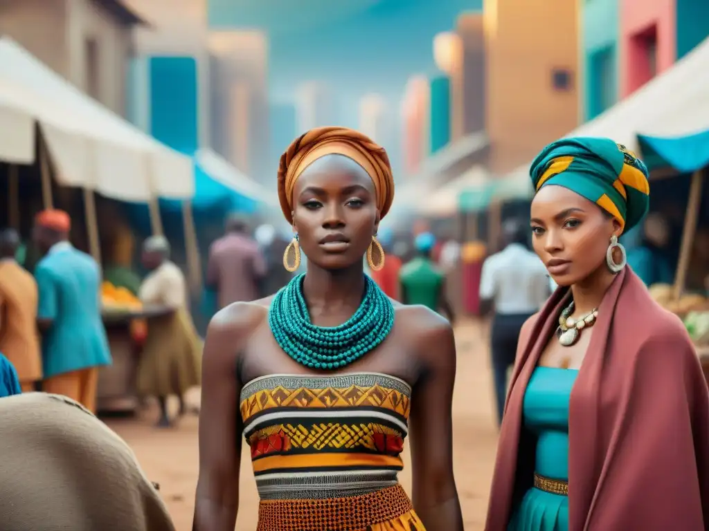 Vibrante mercado africano: moda como declaración de clase, género y cultura en África