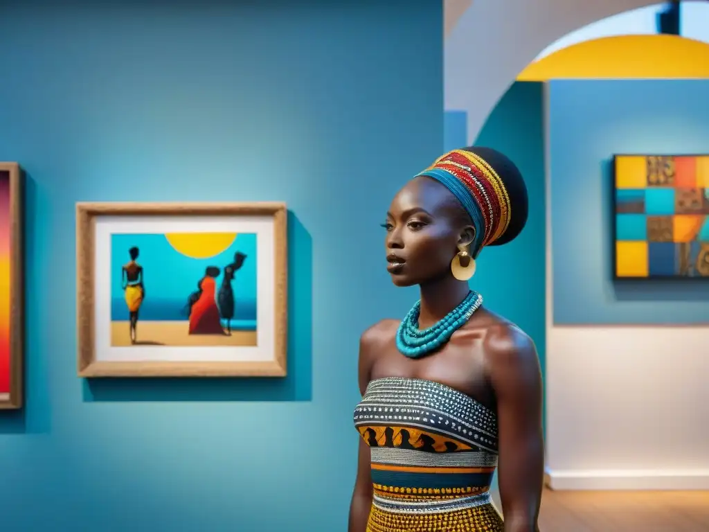 Un vibrante mercado de arte africano tendencias: arte contemporáneo, diversidad cultural y creatividad en un escenario cautivador