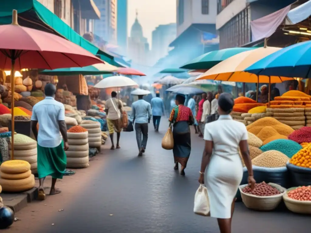 Vida urbana en África: tradición y modernidad