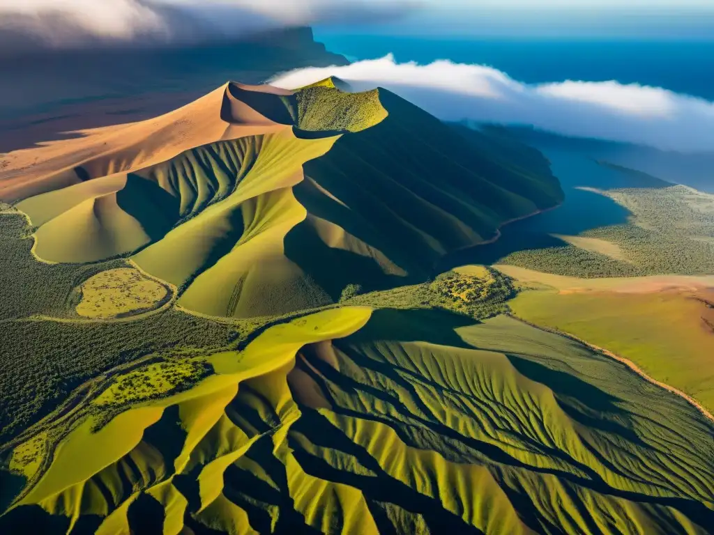 Vista aérea de geoglifos africanos, revelando historias olvidadas en la vastedad de la tierra